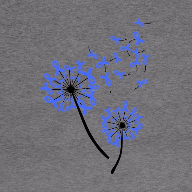 World Diabetes Awareness Dandelion Awesome by Terryeare